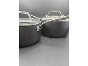 All-Clad HA1 Hard Anodized Non-Stick 4-Pc Saucepan Set - 2.5qt & 4qt with Lids